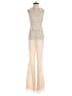 Michael Kors Collection Silver White Jumpsuit Size 8 - photo 1
