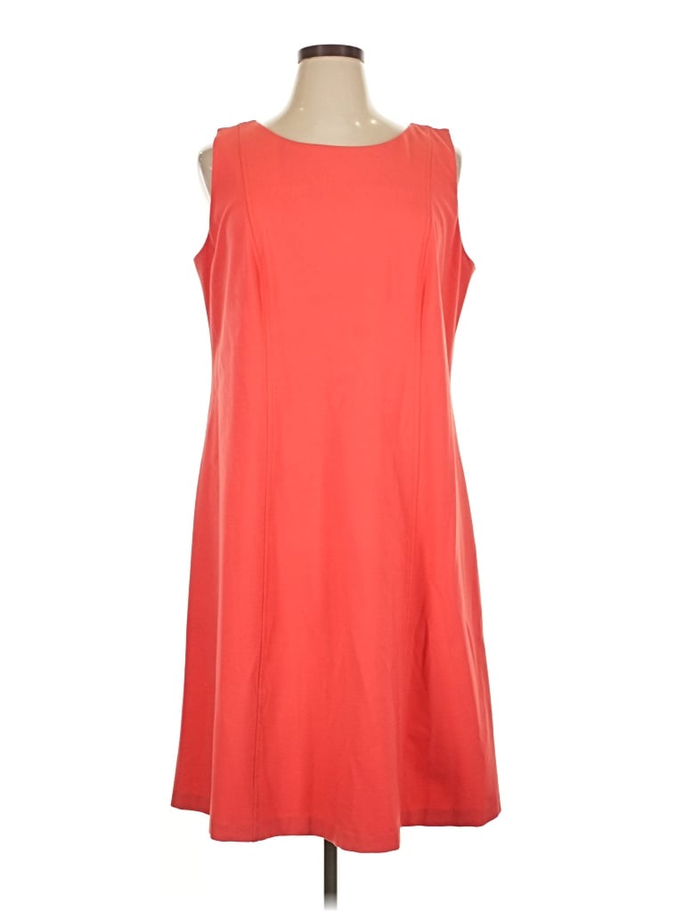 Pre-owned Talbots Casual Dress In Orange
