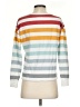 Doe Stripes Silver Pullover Sweater Size XS - photo 2
