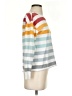 Doe Stripes Silver Pullover Sweater Size XS - photo 4