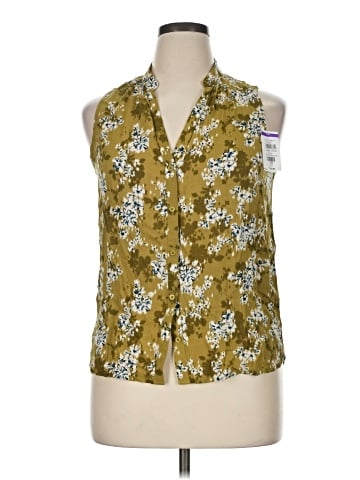 Treasure & Bond Sleeveless Button-Down Shirt (view 1)
