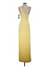 Xscape Yellow Cocktail Dress Size 4 - photo 2