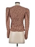 Astr 100% Polyester Brown Long Sleeve Blouse Size XS - photo 2