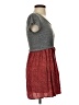 Maison Jules Hearts Gray Casual Dress Size S - photo 4