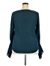 DKNY 100% Polyester Teal Long Sleeve Blouse Size XXL - photo 2