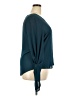 DKNY 100% Polyester Teal Long Sleeve Blouse Size XXL - photo 4