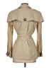 Burberry Brit 100% Cotton Solid Tan Trenchcoat Size 4 - photo 2