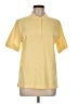 Appleseeds 100% Cotton Yellow Short Sleeve Blouse Size M - photo 1