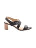 Talbots 100% Leather Solid Black Sandals Size 9 1/2 - photo 1