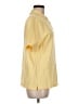 Appleseeds 100% Cotton Yellow Short Sleeve Blouse Size M - photo 4