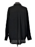 Uniqlo 100% Polyester Solid Black Long Sleeve Blouse Size L - photo 2