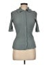 Zara Teal Short Sleeve Blouse Size M - photo 1