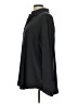 Uniqlo 100% Polyester Solid Black Long Sleeve Blouse Size L - photo 5