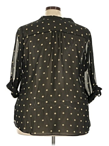 a.n.a. A New Approach 3/4 Sleeve Blouse (view 2)