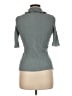 Zara Teal Short Sleeve Blouse Size M - photo 2