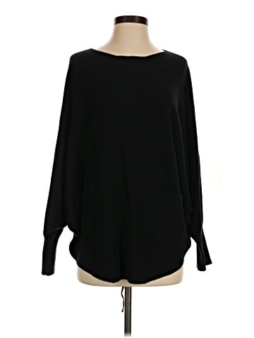 MADE IN ITALY Long Sleeve Blouse (view 1)