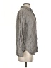 Athleta 100% Linen Tweed Gray Long Sleeve Button-Down Shirt Size XXS - photo 4