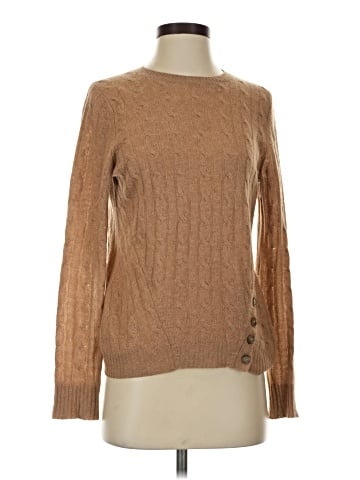 White + Warren Cashmere Pullover Sweater (view 1)