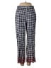 Zara Basic Checkered-gingham Blue Casual Pants Size M - photo 1