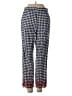 Zara Basic Checkered-gingham Blue Casual Pants Size M - photo 2