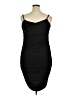 Express Solid Black Cocktail Dress Size XL - photo 2