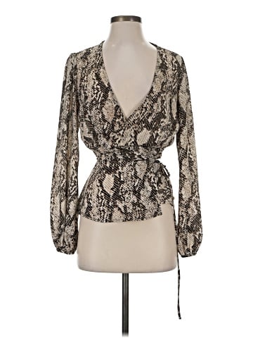 ASTR The Label Long Sleeve Blouse (view 1)