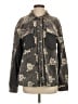 Mystree 100% Cotton Floral Gray Denim Jacket Size S - photo 1