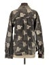 Mystree 100% Cotton Floral Gray Denim Jacket Size S - photo 2