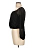Guess 100% Polyester Black 3/4 Sleeve Blouse Size L - photo 5