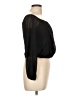 Guess 100% Polyester Black 3/4 Sleeve Blouse Size L - photo 4