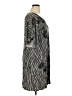 Apt. 9 Graphic Black Casual Dress Size XL - photo 4