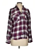 Sam Edelman Plaid Purple Long Sleeve Blouse Size S - photo 1