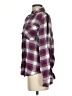 Sam Edelman Plaid Purple Long Sleeve Blouse Size S - photo 5