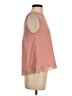 Ann Taylor 100% Polyester Pink Sleeveless Blouse Size XS - photo 4