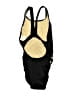 Speedo Solid Black One Piece Swimsuit Size 12 - photo 2
