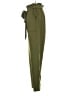 Simplee 100% Polyester Solid Green Casual Pants Size S - photo 5