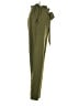 Simplee 100% Polyester Solid Green Casual Pants Size S - photo 4