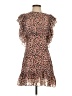 Sugar Lips 100% Polyester Animal Print Brown Cocktail Dress Size XS - photo 1