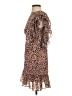 Sugar Lips 100% Polyester Animal Print Brown Cocktail Dress Size XS - photo 5