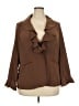 Jessica London 100% Polyester Brown Blazer Size 18 - photo 1