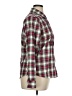 UNTUCKit 100% Cotton Plaid Green Burgundy Long Sleeve Button-Down Shirt Size 14 - photo 4