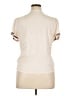 Cato Ivory Short Sleeve Blouse Size XL - photo 2