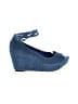 Rouge Blue Wedges Size 7 - photo 1