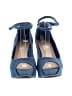 Rouge Blue Wedges Size 7 - photo 2