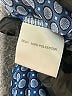 Rose + Olive 100% Polyester Polka Dots Blue Long Sleeve Blouse Size M - photo 8