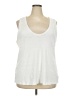 Universal Thread White Sleeveless T-Shirt Size 4X - photo 1