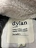 Dylan 100% Polyester Ivory Faux Fur Jacket Size XL - photo 6