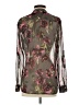 Kut from the Kloth 100% Polyester Floral Brown Long Sleeve Blouse Size S - photo 2