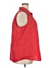 Roaman's Red Sleeveless Button-Down Shirt Size 22W - photo 4