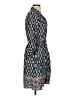 Always Indigo Paisley Gray Casual Dress Size S (petite) - photo 4